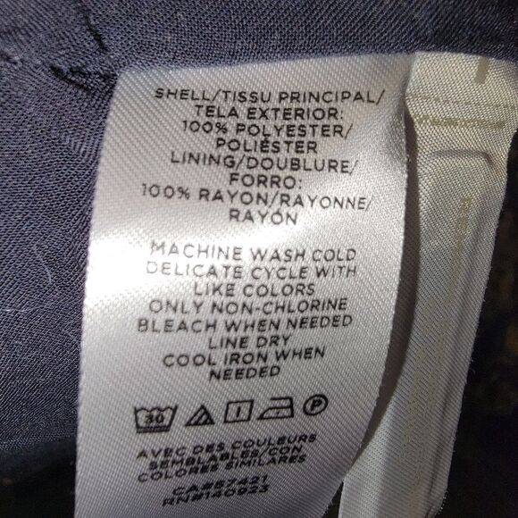 Loft floral ruffle neck cottagecore midi dress size xs - Picture 9 of 9